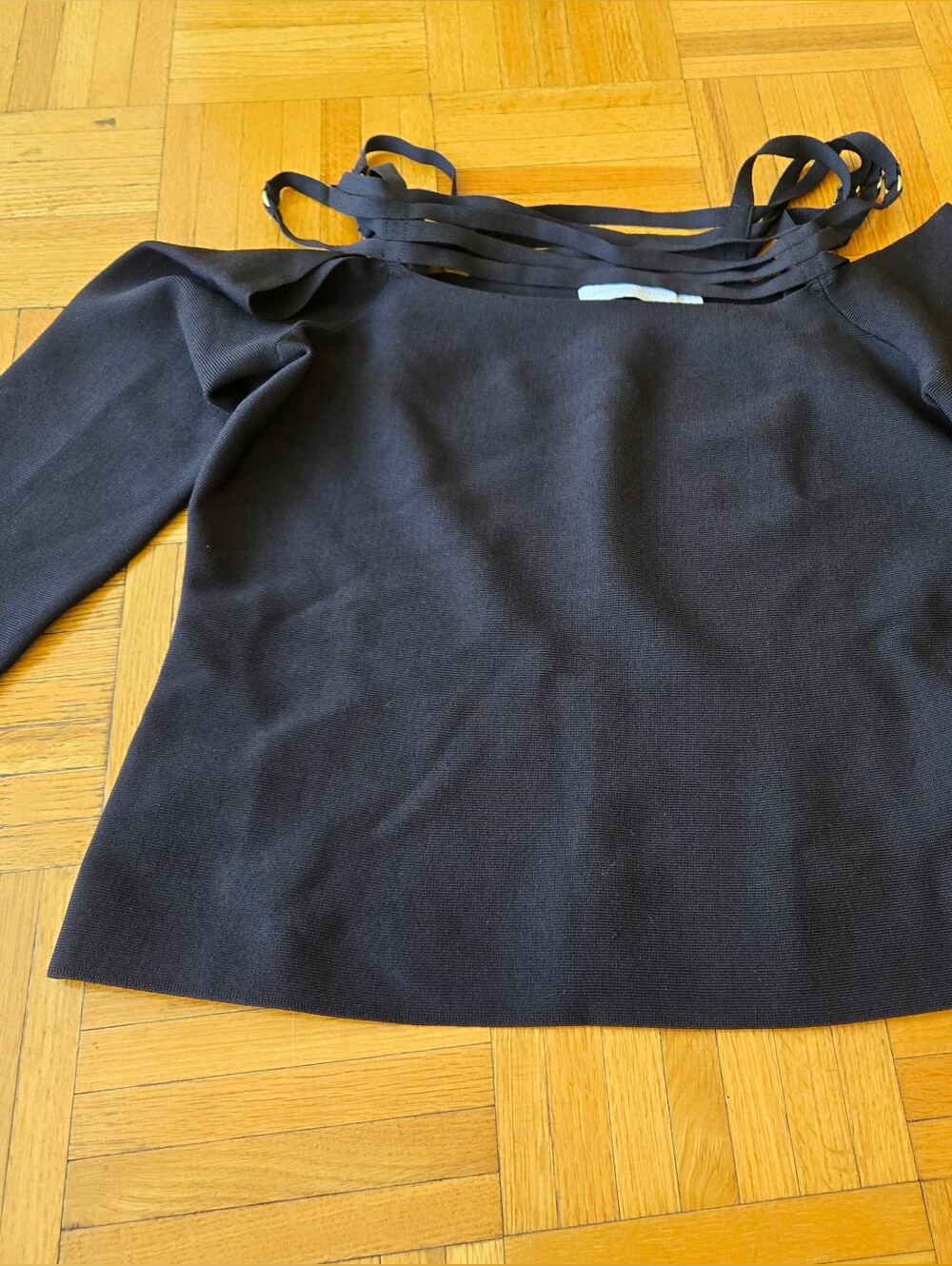 Never Been Worn Sarah Ribbed Halter Jonathan Simkai Knit Top